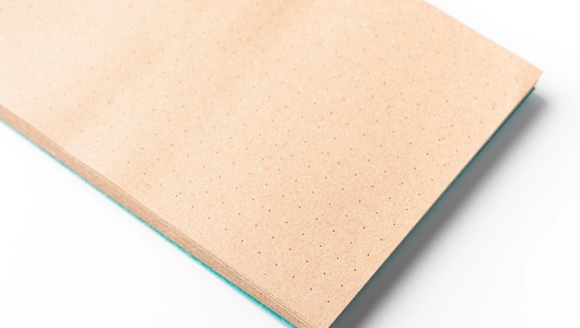 Блокнот А6 из вторичных материалов (цвета морской волны)