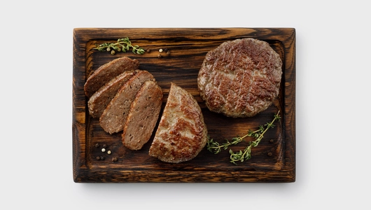 Котлета для бургера вес