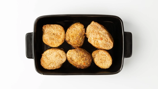 Медальоны свиной вырезки в маринаде вес.