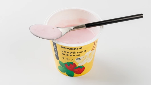 Йогурт "Клубника-ваниль" 5% Йогурт "Клубника-ваниль" 5%