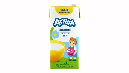 Молоко детское Агуша стерилизованное 3,2% с 3 лет 925 мл Молоко детское Агуша стерилизованное 3,2% с 3 лет 925 мл