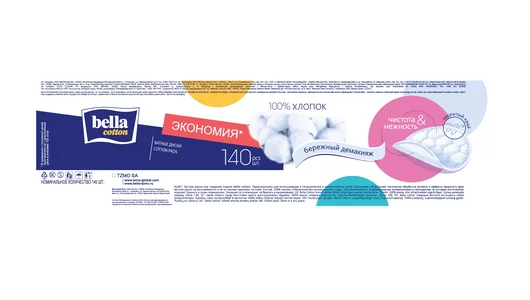 Ватные диски Bella Cotton 140 шт