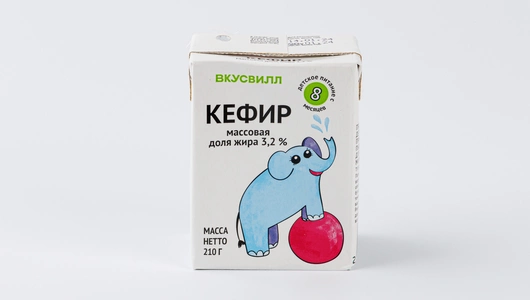 Кефир детский 3,2%, 210 г
