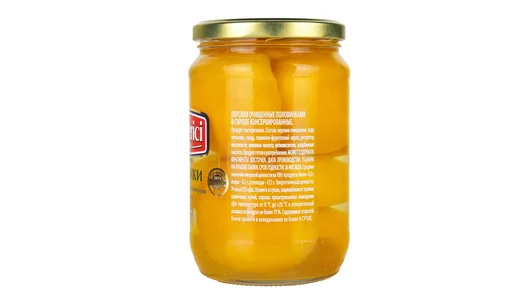 Персики Federici очищенные половинками в сиропе 720 мл