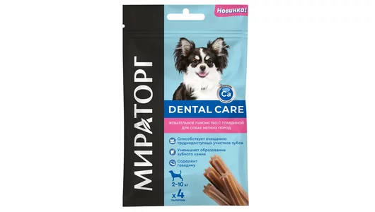 WINNER 40 гр Жевательное лакомство с говядиной для собак мелких пород DENTAL CARE