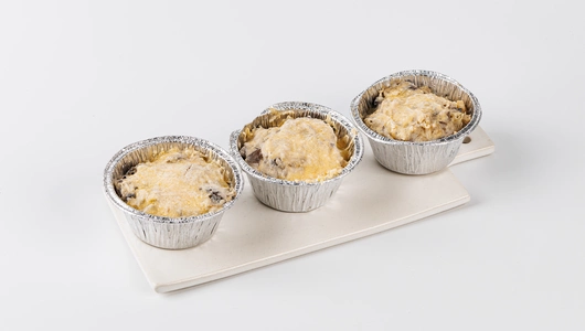 Жюльен с грибами и цыпленком-бройлером, зам.