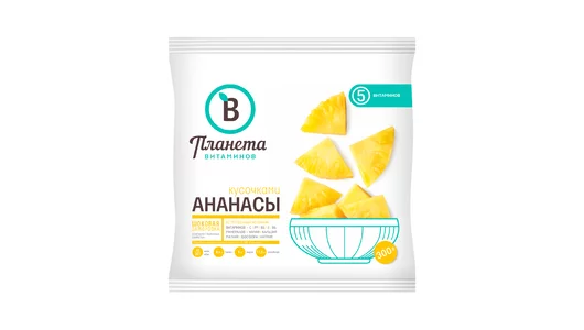 Ананас Планета Витаминов кусочками замороженный 300 г