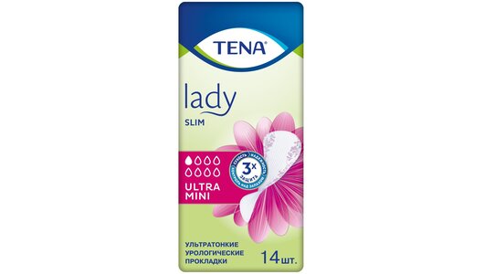 TENA Lady Slim Ultra Mini прокладки урологические 14 шт