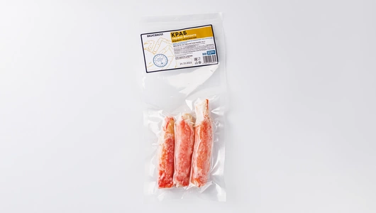 Краб камчатский мясо первой фаланги варено-мороженое, 250 г Краб камчатский мясо первой фаланги варено-мороженое, 250 г