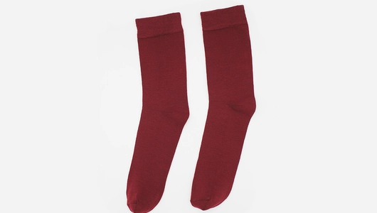 Носки мужские Touch Винного цвета с двойной резинкой размер 42-44 1 шт