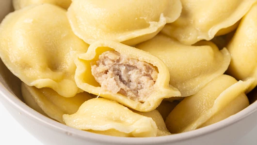 Пельмени без глютена с индейкой