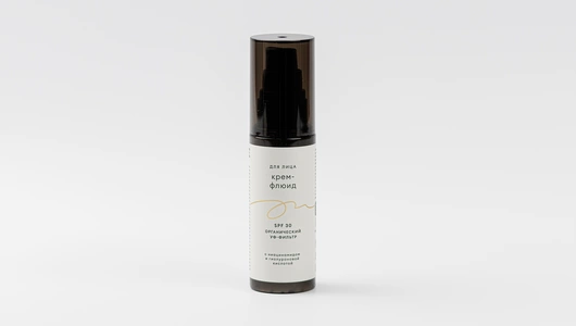 Крем-флюид для лица питательный с ниацинамидом и гиалуроновой кислотой, SPF 30