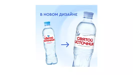 Вода питьевая Святой Источник негазированная 500 мл