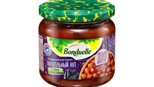 Нут Bonduelle в соусе с черносливом с/б 360 г