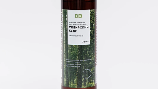 Шампунь для волос восстанавливающий "Сибирский кедр" с аминокислотами