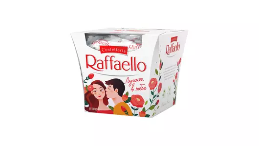 Конфеты в коробке Raffaello с цельным миндальным орехом в кокосовой обсыпке 150 г Конфеты в коробке Raffaello с цельным миндальным орехом в кокосовой обсыпке 150 г