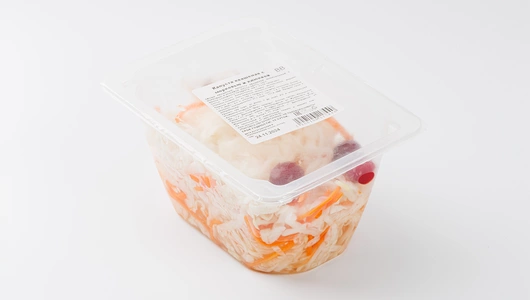 Капуста квашеная с морковью и клюквой Капуста квашеная с морковью и клюквой