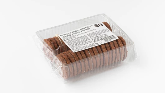 Печенье-сэндвич "Кот Федот" со сливочной начинкой