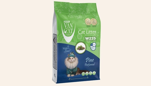 Van Cat комкующийся наполнитель с ароматом Соснового леса, без пыли, бентонит, пакет, (Pine Perfumed)
