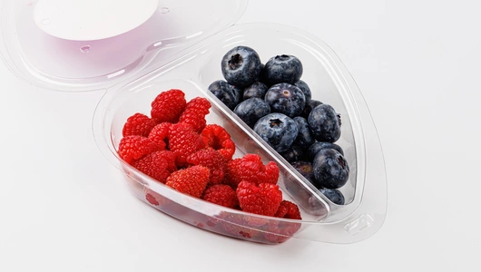 Ассорти ягодное (голубика, малина) "Сердце", 200 г