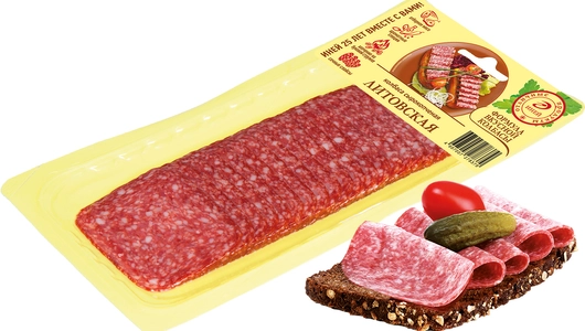 Колбаса сырокопченая Иней Литовская нарезка 100 г