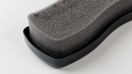 Губка для обуви с силиконовой пропиткой, бесцветная