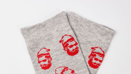 Носки мужские "Дед мороз" (1 пара), р.25 Носки мужские "Дед мороз" (1 пара), р.25