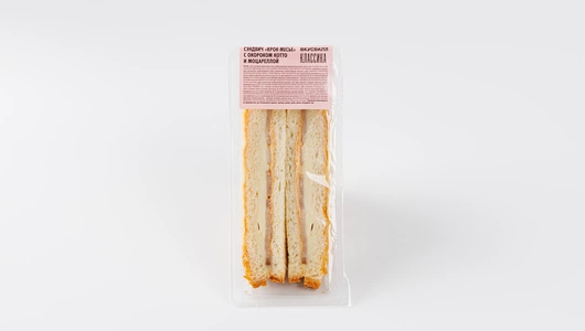 Сэндвич "Крок-месье" с окороком Котто и моцареллой