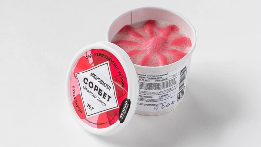 Сорбет "Малина-Личи" Сорбет "Малина-Личи"