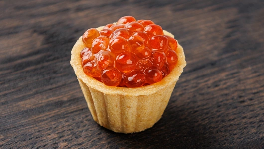 Икра кеты зернистая соленая ст/б охл., 100 г Икра кеты зернистая соленая ст/б охл., 100 г