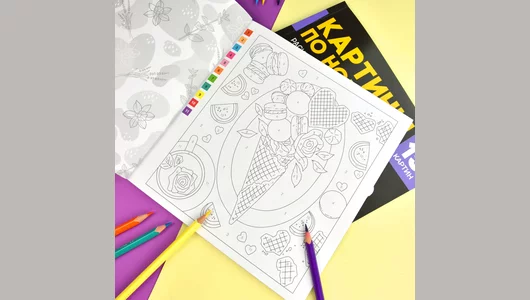 Раскраска Феникс+ Картины по номерам Цветы 1 шт Раскраска Феникс+ Картины по номерам Цветы 1 шт