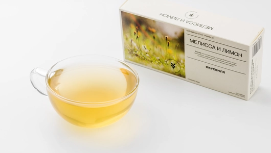 Чайный напиток травяной "Мелисса и лимон", 20 пакетиков