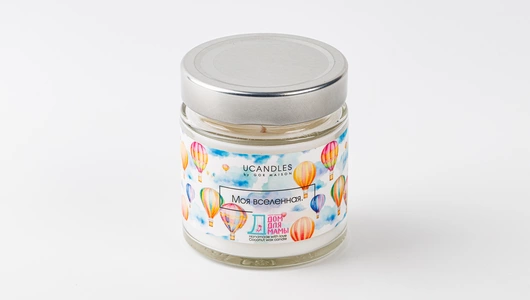 Ароматическая свеча "Моя вселенная"