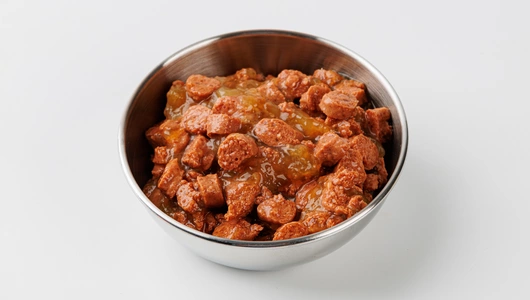 Корм влажный для щенков "Мясное ассорти с говядиной" кусочки в желе, 150 гр Корм влажный для щенков "Мясное ассорти с говядиной" кусочки в желе, 150 гр