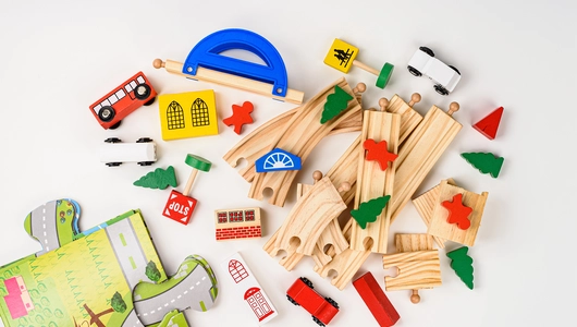 Игрушка из дерева "Автомобильная дорога"