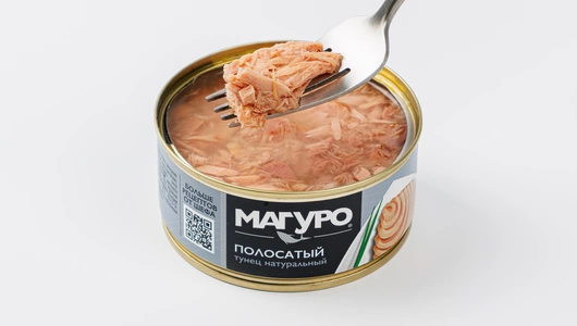 Тунец (полосатый) филе натуральный, 170 г