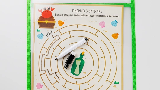 Развивающие карточки "Фудик в поисках сокровищ" в компл. с папкой