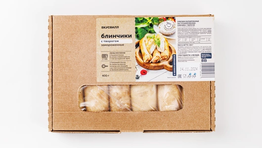 Блинчики с творогом, зам.