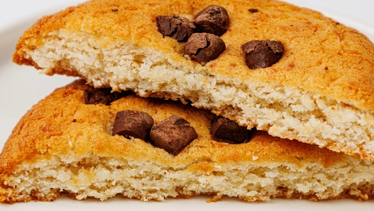 Кукис с кокосом и темным шоколадом