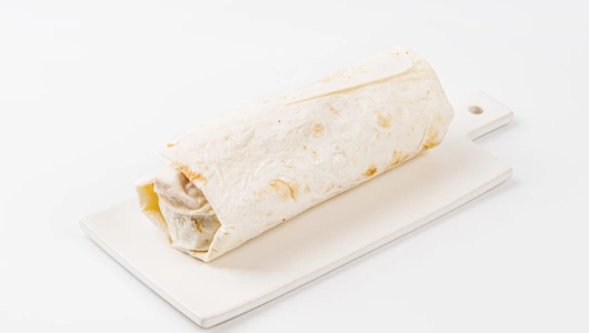 Шаурма с курицей и печеным картофелем