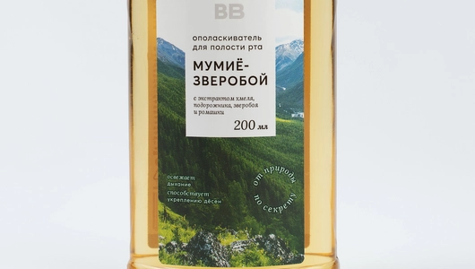 Ополаскиватель для полости рта "Мумие-Зверобой"