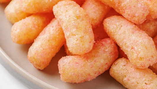 Палочки кукурузные со вкусом клубники Палочки кукурузные со вкусом клубники