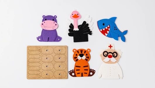 Театр пальчиковый из фетра "Айболит"