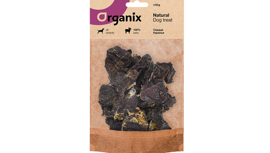 Organix лакомства Премиум лакомство «Сердце баранье», 50г