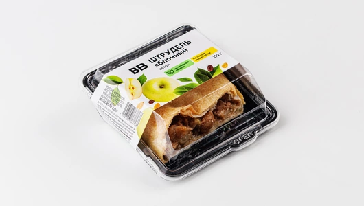 Штрудель яблочный, веган