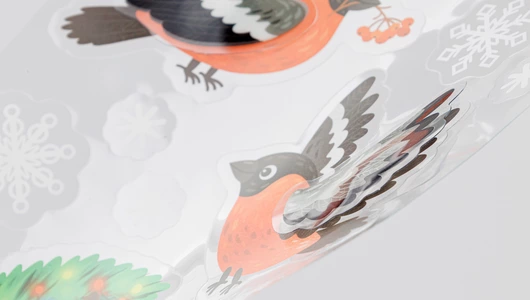 Наклейки на окна многослойные "Новогодние" Наклейки на окна многослойные "Новогодние"