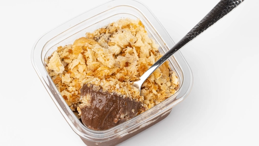 Десерт "Наполеон" с шоколадным кремом, постный Десерт "Наполеон" с шоколадным кремом, постный