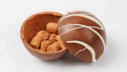 Шоколад горячий "Бомбочка" с маршмеллоу