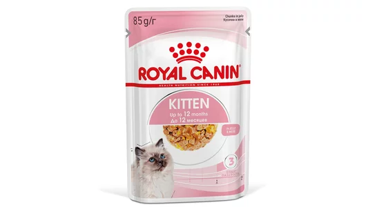 ROYAL CANIN 85гр для котят Киттен 4-х - 12-х мес (желе)(пауч)