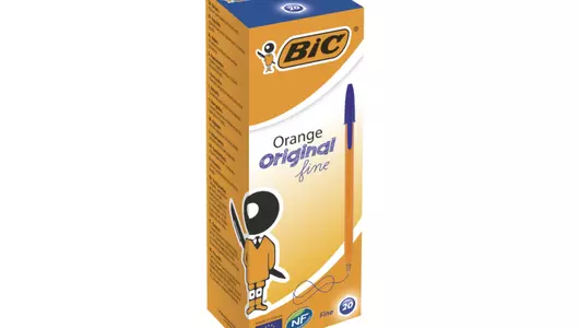 Ручка шариковая Bic Оранж Файн 0,8 мм синяя 1 шт Ручка шариковая Bic Оранж Файн 0,8 мм синяя 1 шт